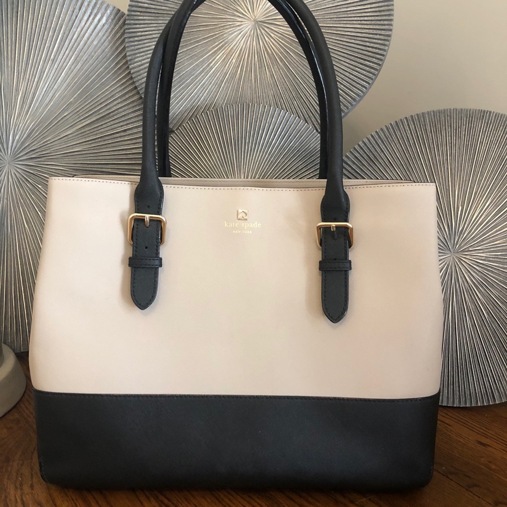 Kate Spade color block tote bag - like new